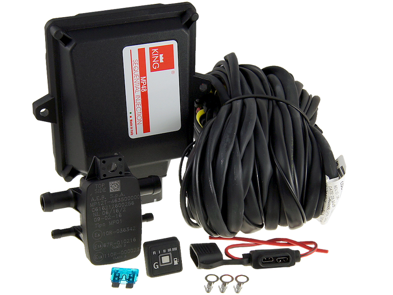 INŠTALÁCIA ELEKTRONIKY AEB KING MP48 4 CYL