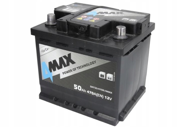 BATÉRIA 4MAX 50AH 470A KNUW