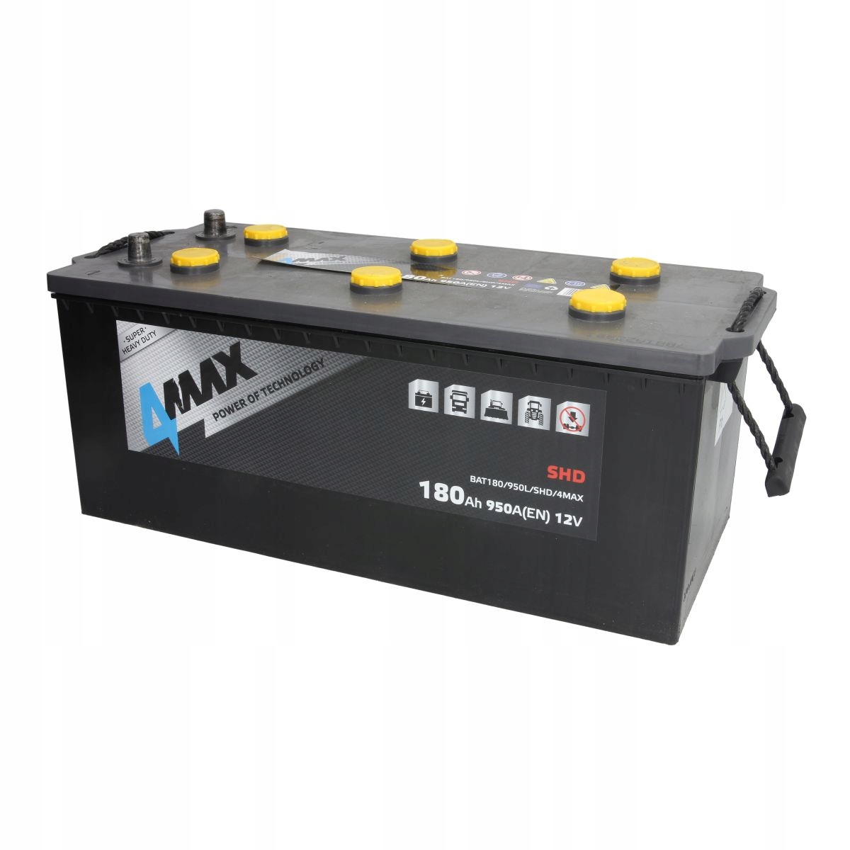 Batéria 4Max 12V 180Ah / 950A SHD L +
