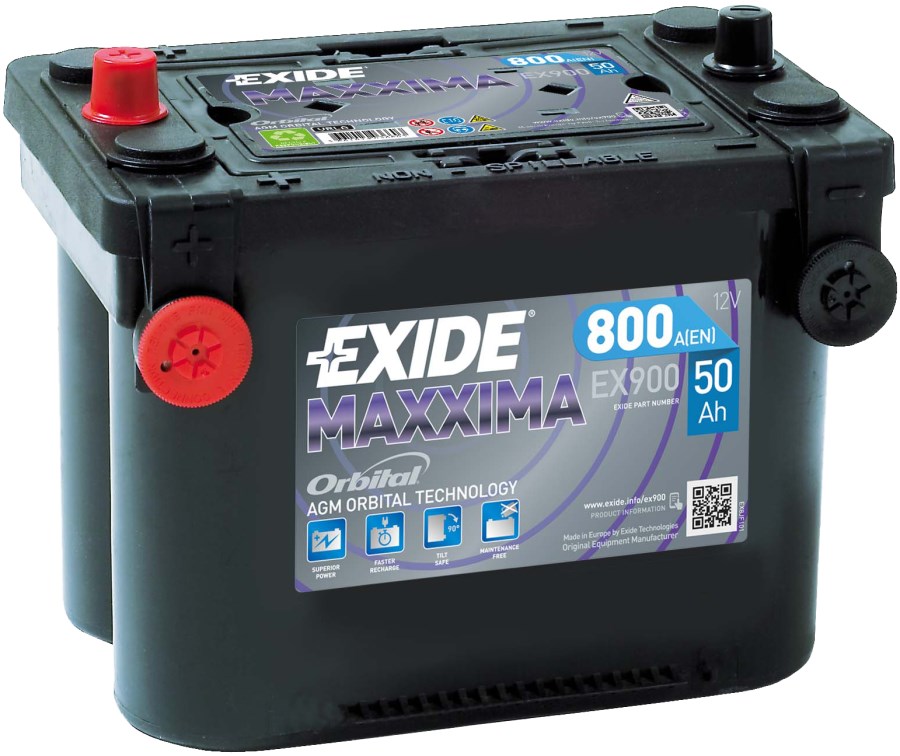 Batéria Exide EX900 MAXXIMA 50Ah 800A