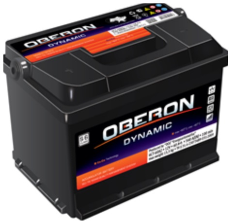 Batéria OBERON DYNAMIC 74Ah 680A P +