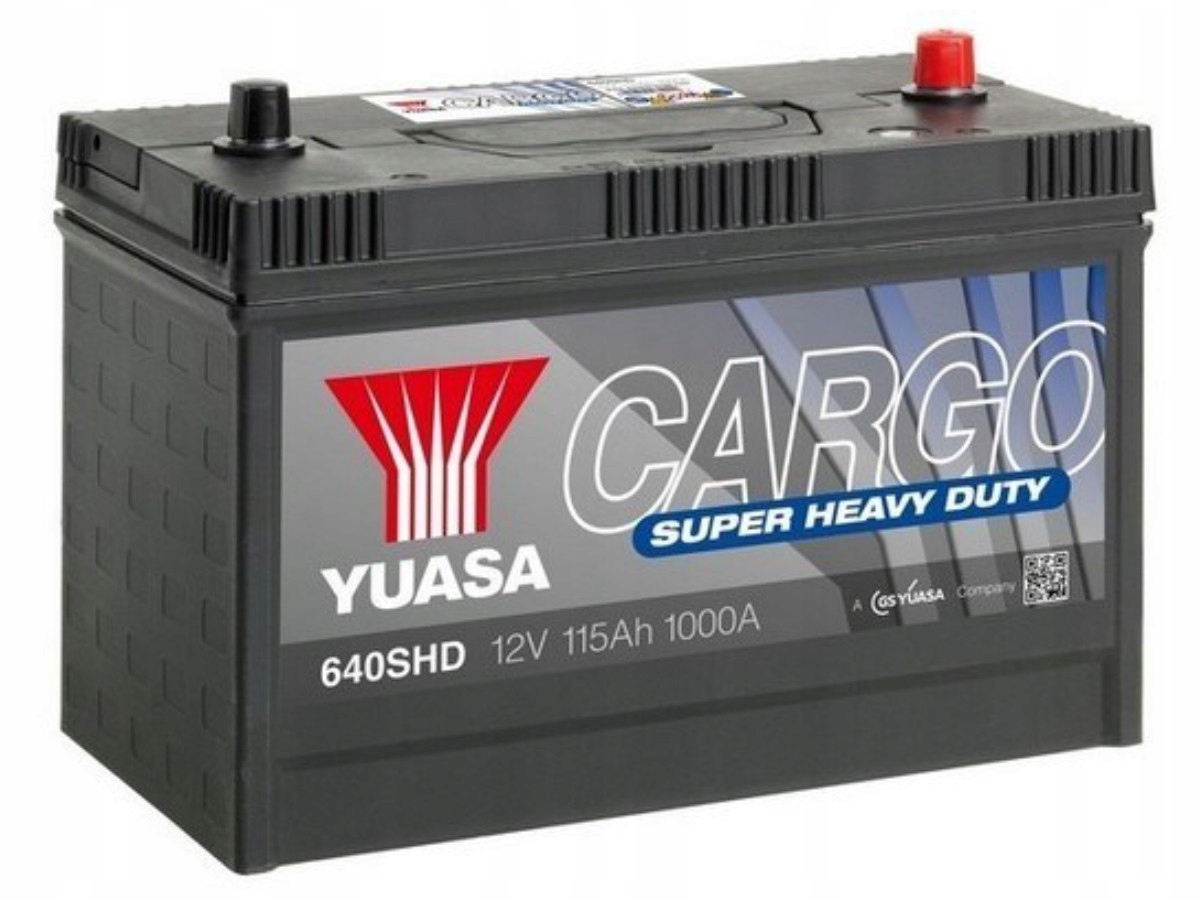 Batéria YUASA 640SHD 115Ah 1000A P + Dodávka Krak