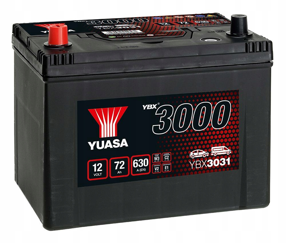 Batéria YUASA YBX3031 12V 72Ah 630A