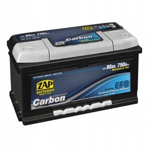 Batéria ZAP Carbon 80Ah 750A EFB 58008