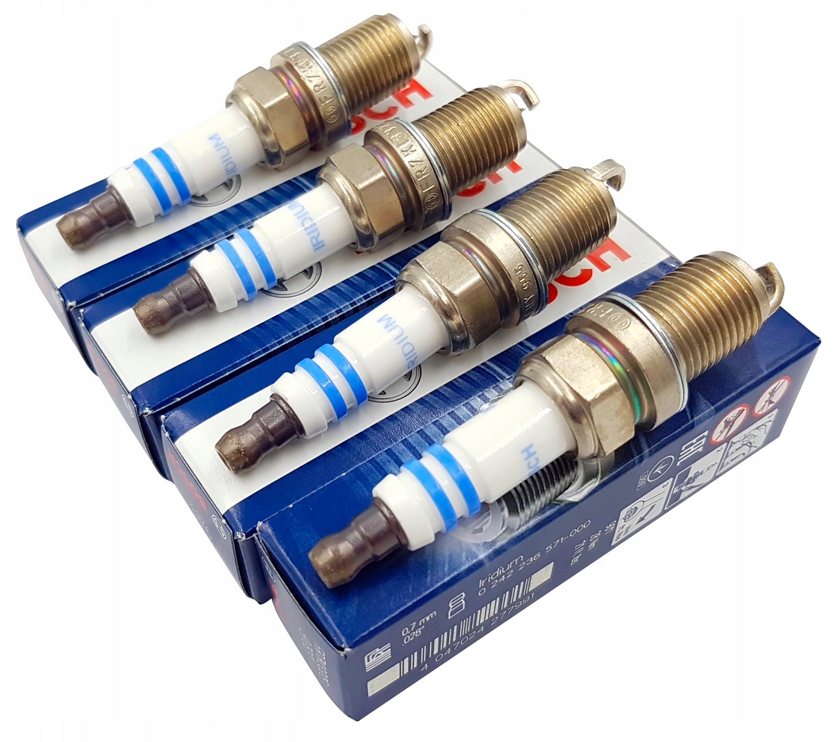 BOSCH IRIDIUM SVIEČKY FR7KI332S 0242236571 LPG CNG