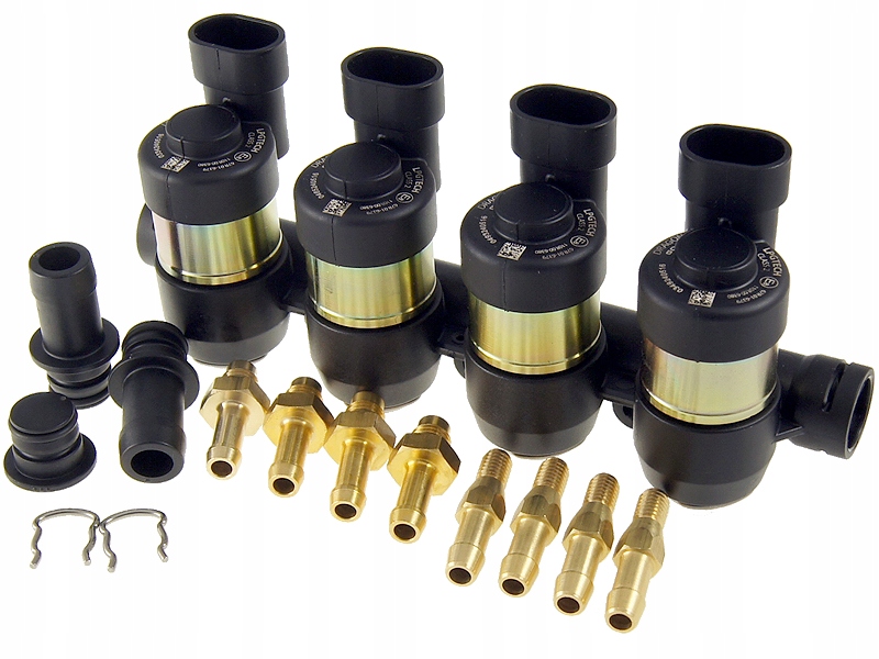 LPG-TECH DRAGON GOLD 4 CYL GAS INJECTION RAIL