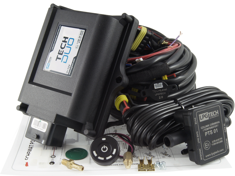 SÚPRAVA SADY ELEKTRONIKY LPGTECH TECH DUO SEKVENCIA 4 CYL