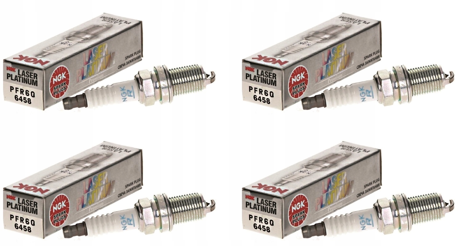 NGK ZAPAĽOVACIE SVIEČKY PFR6Q (6458) AUDI SKODA 4PCS