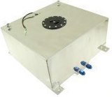 Palivová nádrž TurboWorks 50L so senzorom Silver